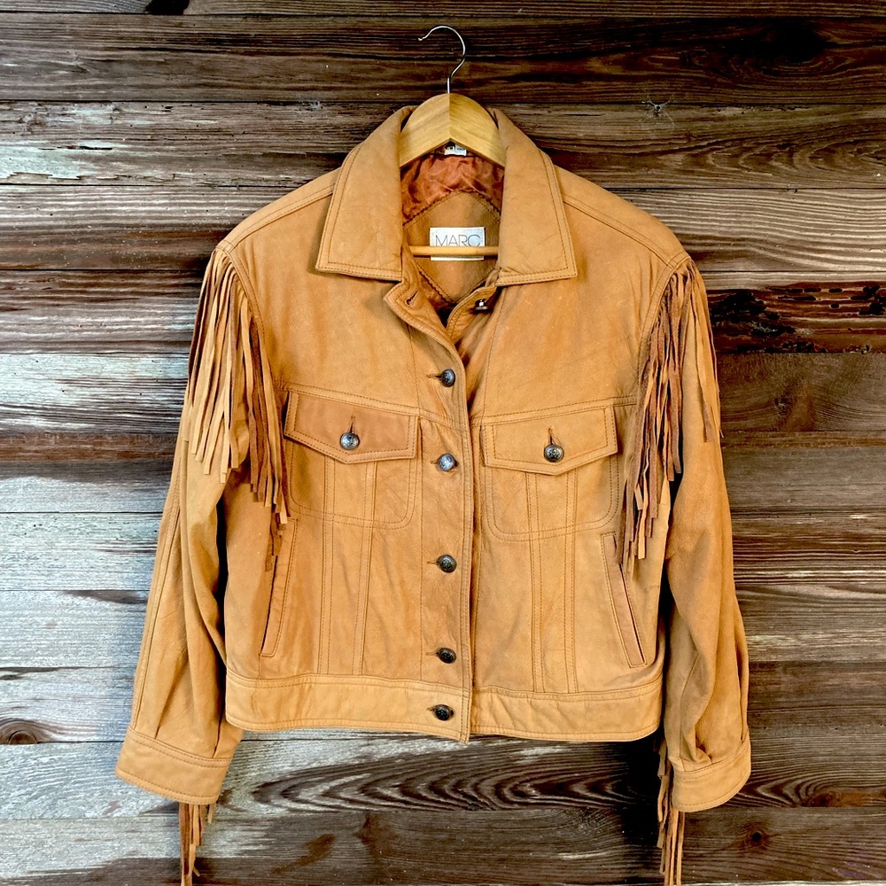 Andrew Marc | Suede Fringe Moto Jacket